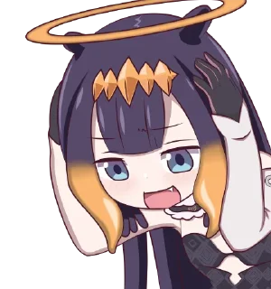 😫 emoji Ina Ina Telegram sticker 14 of 118