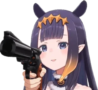 🔫 emoji Ina Ina Telegram sticker 11 of 118