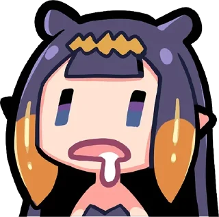 🤤 emoji Ina Ina Telegram sticker 8 of 118
