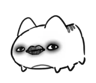Sticker from 貓貓蟲咖波-迷因系列