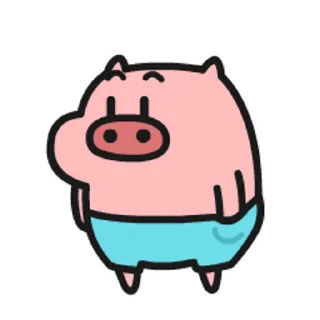 😊 emoji 乖巧的菜豬4 @kal_pc Telegram sticker 11 of 16