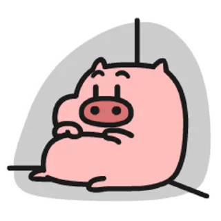 😊 emoji 乖巧的菜豬4 @kal_pc Telegram sticker 5 of 16