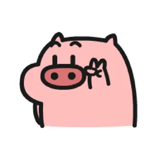 😊 emoji 乖巧的菜豬4 @kal_pc Telegram sticker 12 of 16