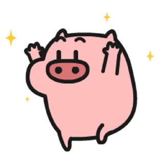 Sticker from 乖巧的菜豬4 @kal_pc