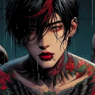 🍷 emoji 𝕶𝖚𝖗𝖔 𝖏𝖎𝖓 ( 𝗬𝗮𝗸𝘂𝘇𝗮'𝗦) @velvetsh Telegram sticker 10 of 118