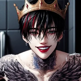 👑 emoji 𝕶𝖚𝖗𝖔 𝖏𝖎𝖓 ( 𝗬𝗮𝗸𝘂𝘇𝗮'𝗦) @velvetsh Telegram sticker 18 of 118
