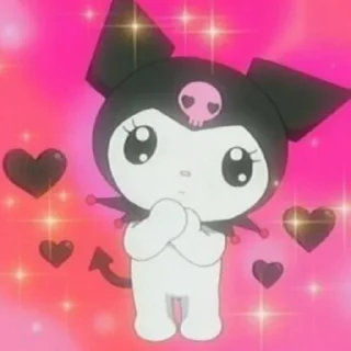 Sticker from kuromi