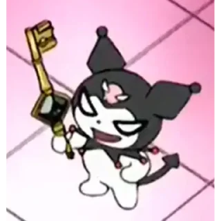 😊 emoji kuromi Telegram sticker 18 of 20