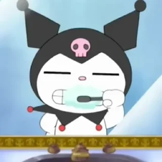 😊 emoji kuromi Telegram sticker 11 of 20