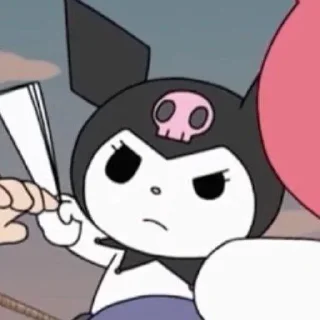 Sticker from kuromi