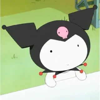 😊 emoji kuromi Telegram sticker 5 of 20