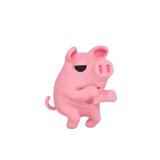 😊 emoji Adorable Rosa the Pig @kal_pc Telegram sticker 15 of 16