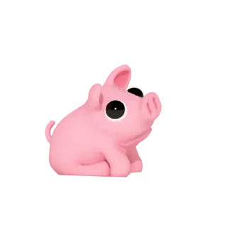 😊 emoji Adorable Rosa the Pig @kal_pc Telegram sticker 5 of 16