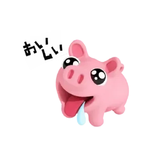 Sticker from Adorable Rosa the Pig @kal_pc