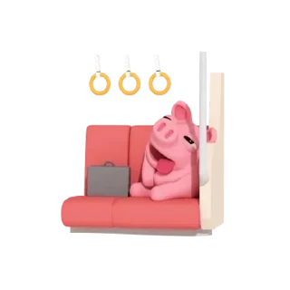 😊 emoji Adorable Rosa the Pig @kal_pc Telegram sticker 10 of 16