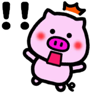 Sticker from Move!Daily-useable Pig @kal_pc
