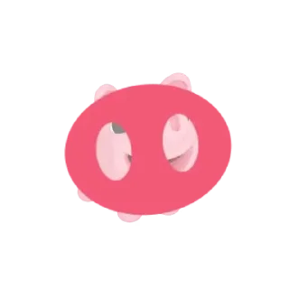 😊 emoji Adorable Rosa the Pig @kal_pc Telegram sticker 8 of 16