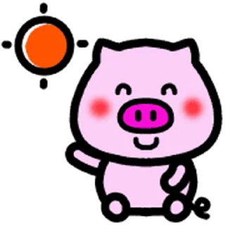 Sticker from Move!Daily-useable Pig @kal_pc