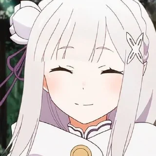 😊 emoji Re Zero @animestickersii Telegram sticker 14 of 81