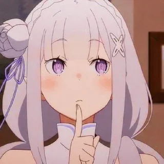 🧐 emoji Re Zero @animestickersii Telegram sticker 19 of 81