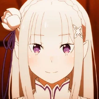 🙂 emoji Re Zero @animestickersii Telegram sticker 12 of 81