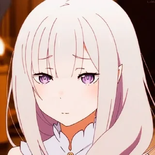 😒 emoji Re Zero @animestickersii Telegram sticker 2 of 81