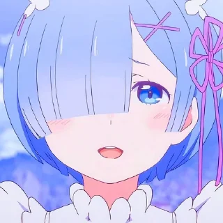 🥲 emoji Re Zero @animestickersii Telegram sticker 11 of 81