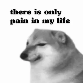 🥲 emoji Sad cheems #2 @Anime_Gaming_chat_global Telegram sticker 6 of 119