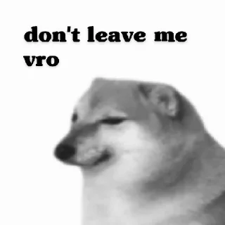 🥲 emoji Sad cheems #2 @Anime_Gaming_chat_global Telegram sticker 1 of 119