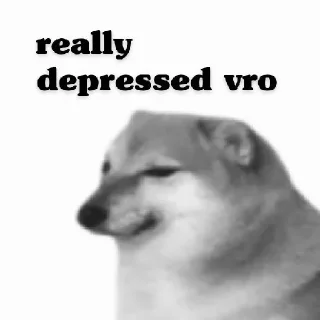 🥲 emoji Sad cheems #2 @Anime_Gaming_chat_global Telegram sticker 15 of 119
