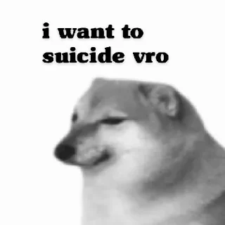 🥲 emoji Sad cheems #2 @Anime_Gaming_chat_global Telegram sticker 9 of 119