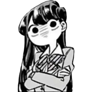 Sticker from Komi-San