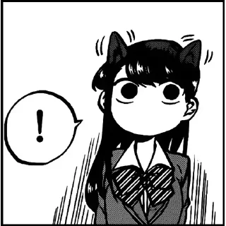😊 emoji Komi-San (Telegram copy) Telegram sticker 7 of 50