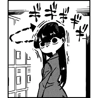 😊 emoji Komi-San (Telegram copy) Telegram sticker 2 of 50