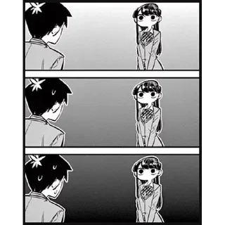 😊 emoji Komi-San (Telegram copy) Telegram sticker 23 of 50