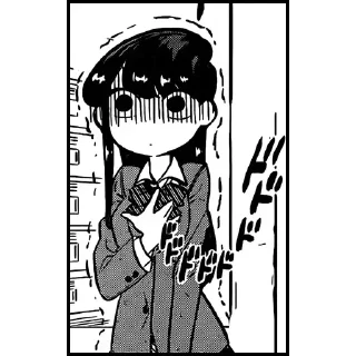 😊 emoji Komi-San (Telegram copy) Telegram sticker 3 of 50
