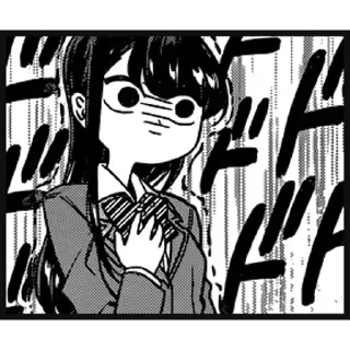 😊 emoji Komi-San (Telegram copy) Telegram sticker 20 of 50