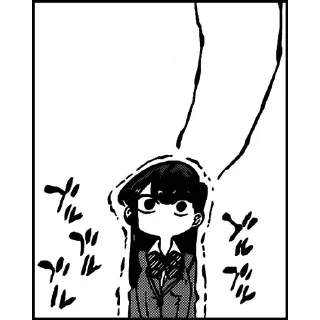 😊 emoji Komi-San (Telegram copy) Telegram sticker 6 of 50