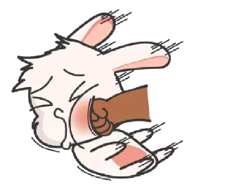 🤜 emoji 🐰 @HD_S_T @Shahajadii» — @stckrRobot Telegram sticker 24 of 120