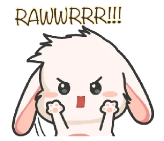 😠 emoji 🐰 @HD_S_T @Shahajadii» — @stckrRobot Telegram sticker 11 of 120