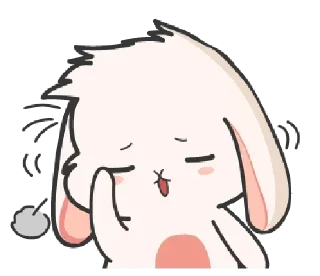 😪 emoji 🐰 @HD_S_T @Shahajadii» — @stckrRobot Telegram sticker 16 of 120