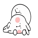😴 emoji 🐰⃤  @HD_S_T @Shahajadii — @stckrRobot Telegram sticker 12 of 41