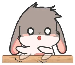 😨 emoji 🐰 @HD_S_T @Shahajadii» — @stckrRobot Telegram sticker 5 of 120