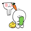 🥕 emoji 🐰⃤  @HD_S_T @Shahajadii — @stckrRobot Telegram sticker 15 of 41