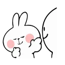 😏 emoji 🐰⃤  @HD_S_T @Shahajadii — @stckrRobot Telegram sticker 22 of 41