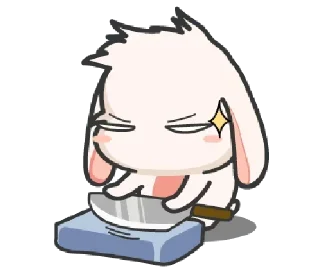 🔪 emoji 🐰 @HD_S_T @Shahajadii» — @stckrRobot Telegram sticker 18 of 120