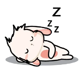 😴 emoji 🐰 @HD_S_T @Shahajadii» — @stckrRobot Telegram sticker 17 of 120