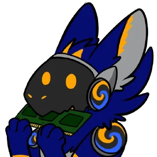 Sticker from Bronco the Protogen Sticker set 1