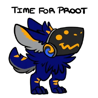 Sticker from Bronco the Protogen Sticker set 1
