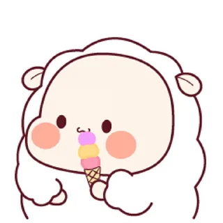 😊 emoji 羊寶寶3 @kal_pc Telegram sticker 10 of 24